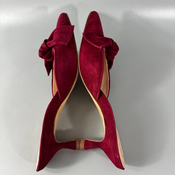 New Inez Vivi Pinot Suede in Red, Size 8 1/2 - Picture 9 of 16